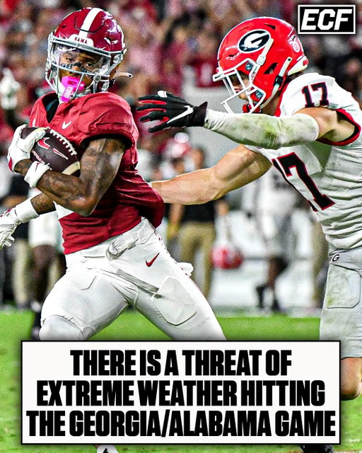 There is currently a “very real” threat of a Category 1 or 2 Hurricane hitting Tuscaloosa on Saturday during the Georgia/Alabama game 🤯

There is also a chance the SEC and Georgia/Alabama decides to move the game to another day. We will likely know in the next 24 hours if that is the case or not…

The current model has a Category 2 Hurricane forming and hitting the Alabama Gulf Coast. It is currently known as Tropical Storm Isaias

The SEC has released a statement stating that that they are keeping an eye on the forecast

Thoughts? ⬇️
