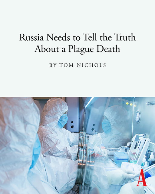 A young technician recently died after being exposed to a deadly pathogen at a medical lab in a remote Siberian city, sending the lab into lockdown. As the world waits to find out what, exactly, happened, Americans shouldn’t count on Moscow to tell the truth about the apparent incident anytime soon, Tom Nichols argues. ⁠
⁠
“We know that someone working at a research institute that studies various forms of plague has died of pneumonia, which suggests that she mishandled a sample of pneumonic plague,” Nichols explains. But even if medical observers are rightly concerned, pneumonic plague is “not some unknown bug; a few hundred cases appear every year, and it is easily cured with antibiotics if diagnosed quickly enough.”⁠
⁠
Still, the situation at the Irkutsk Anti-Plague Research Institute of Siberia and the Far East “raises unsettling questions, and international experts, along with U.S. diplomats, are asking for more transparency,” Nichols writes. “What kind of experiments are being conducted at this lab … and are they possibly related to biological warfare? Did the researcher die of a known variant of the pneumonic plague, or some new, deadlier strain? Why are the Russian authorities reportedly quarantining hundreds of people?”⁠
⁠
One explanation is that the Irkutsk institute is trying to come up with better ways to prevent plague, and someone mishandled dangerous material. But “Moscow has a long history with biological-weapons research going back to the Cold War,” Nichols continues. “Moscow’s incomplete explanations about what’s happening in Siberia cannot be trusted. The possibility that the Russians are working on existentially dangerous biological weapons is one more challenge to American—and global—security.”⁠
⁠
Read more at the link in our bio. ⁠
⁠
📸: The Irkutsk Anti-Plague Research Institute of Siberia and Far East / AP