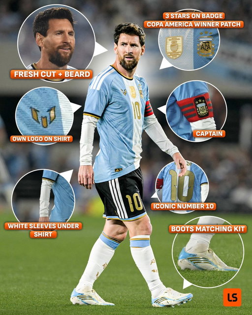 Lionel Messi’s aesthetic on his final Argentina game was GOATED 🥶🐐🇦🇷
