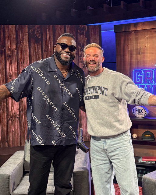 The legend himself… Big Papi in studio tomorrow @davidortiz 

Talking Boston sports, Red Sox baseball, the Patriots and how this is our f****** city. #LFG
