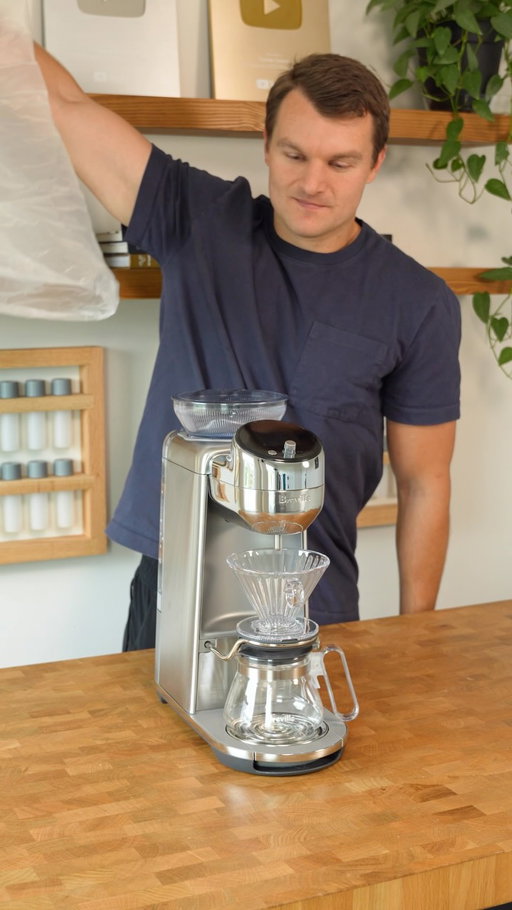 Introducing the new Spiral Luxe Auto Pour-Over from @breville. This machine makes amazing coffee incredibly easy.