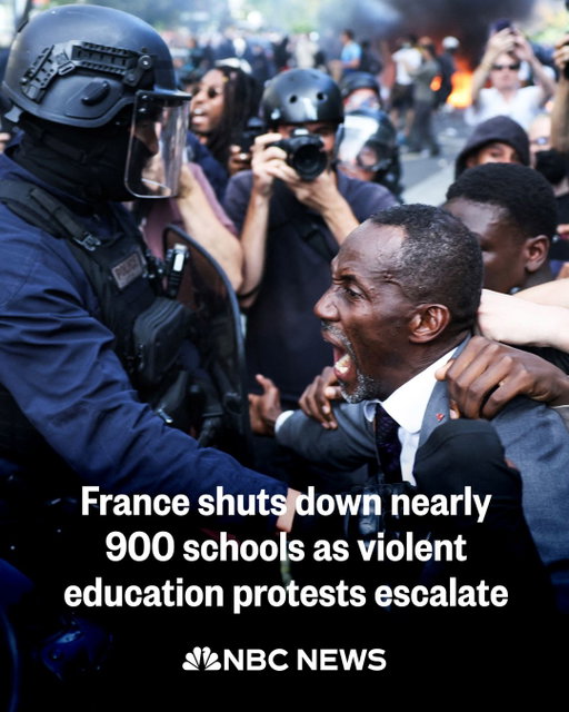 Police fired tear gas and water cannons at protesters across France, as more than a quarter million students, parents and teachers took to the streets to demand more funding for public schools.

Protesters waved flags and placards while demonstrating against understaffed schools and dilapidated classrooms, with one person saying that some schools were infested with rats, and others suffered from water damage and mold.

Tuesday was a culmination of several weeks of protests that started with the school year. Class boycotts and school blockades have led to more than 6,100 arrests in the last few weeks, mostly minors, becoming a flashpoint in the early days of the presidential election campaign.

Government liaisons are keeping in touch with organizers as government agencies working at the behest of the Minister of the Interior have reminded organizers of the legal limits of protests, while advising them on march routes, a French government source said.

Read more at the link in bio.