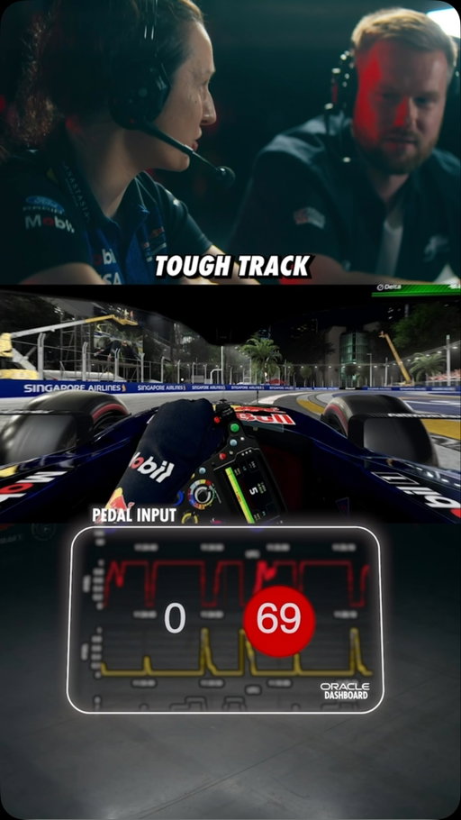 One of the toughest races of the season 😲

Join @sebastianjob_, @alishapalmowski and @tommomccluskey for an @oracle Virtual Lap around Singapore 🇸🇬 

🔗 in bio for the full lap

#F1 #SingaporeGP