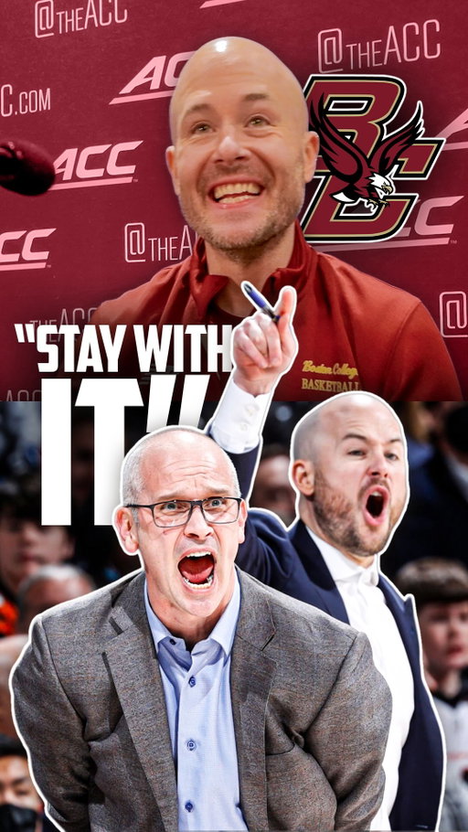 “It’s almost like a basketball game. It’s a roller coaster going through the experience of being a coach.”

Luke Murray got his first coaching opportunity at 21 years old at Quinnipiac. Now, he’s the head coach at Boston College.

His message to younger Luke: “Stay with it.”

#bostoncollege #collegebasketball #cbb #bc #coaching