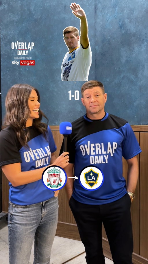It didn’t take Stevie long to show his competitive side 😂 #gerrard