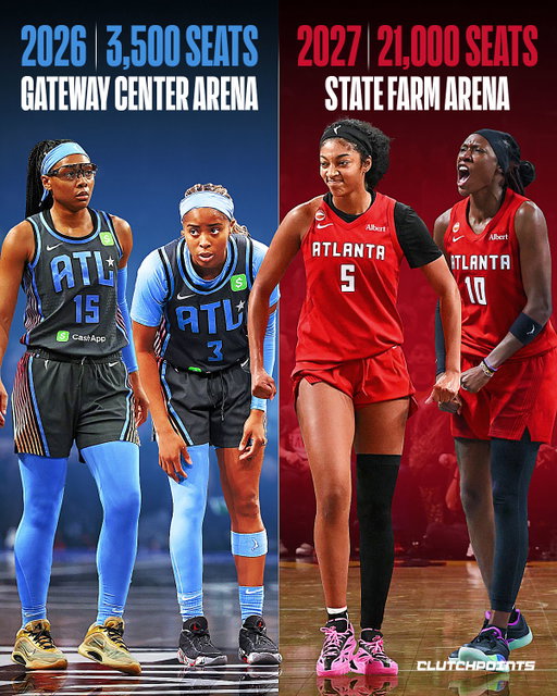 The Atlanta Dream are moving into a bigger home.

The team will play all of their home games at State Farm Arena beginning next season, after reaching a multiyear agreement with the home of the Atlanta Hawks.

The move marks a major change for the franchise.

Since 2021, the Dream have played at Gateway Center Arena, which seats roughly 3,500 fans.

Now, they’re moving to one of the biggest arenas in the WNBA.

Atlanta already got a taste of the bigger stage this season, playing five regular-season games at State Farm Arena, along with their WNBA playoff quarterfinal and semifinal games there.

The Dream are coming off a season that saw them reach the semifinals for the first time since 2018.

Now, they’re getting a new home to match the franchise’s growth.

Can Atlanta turn State Farm Arena into one of the WNBA’s toughest home courts? 👀🏠

#atlanta #dream #wnba