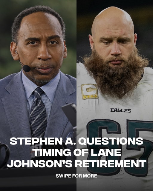 Stephen A. Smith questioned why Lane Johnson waited until four games into the season to retire and focus on his mental health.

What do you make of his comments? 

📸 Getty