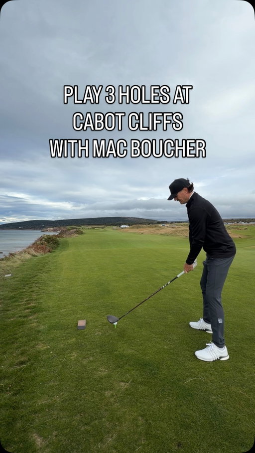 A windswept walk by the ocean around @cabotcapebreton with @macbouchergolf. #Qi4D #TeamTaylorMade
