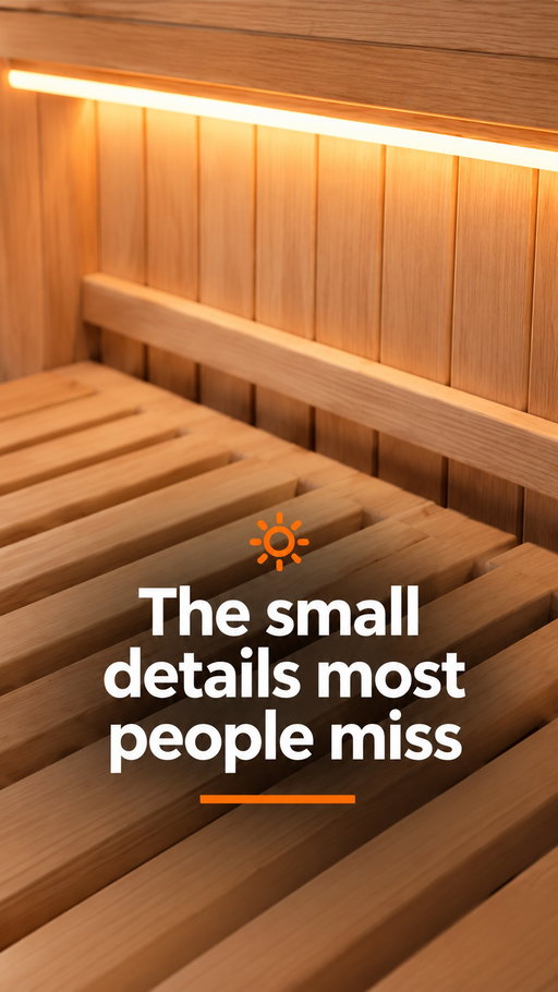 Sauna buying timeline: