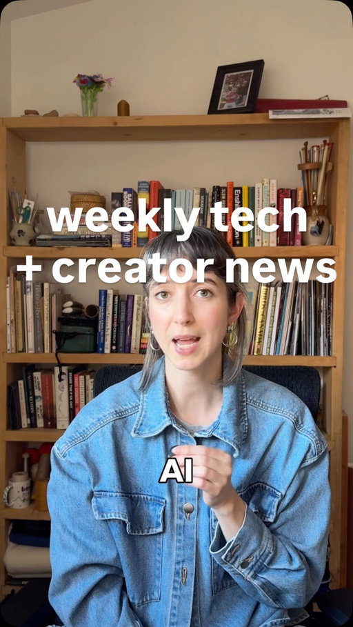 Here’s your mid-week round up of tech, creator, and social media news I’m keeping an 👁️ on. #socialmedianews #creatoreconomy #socialmediastrategist #phonefree #ainews