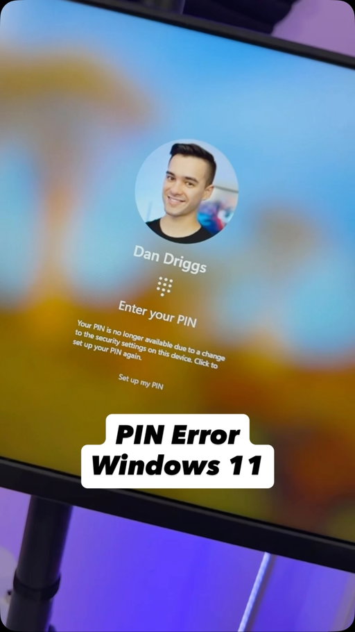 Fixing “Your PIN is no longer available…” error on Windows 11 👨‍🔧 Installed a new motherboard and got this error “Your PIN is no longer available due to a change to the security settings on this device. Click to set up your PIN again.” 

Reddit came to the rescue yet again 🙂‍↕️ 

#pcbuild #techtok #windows11