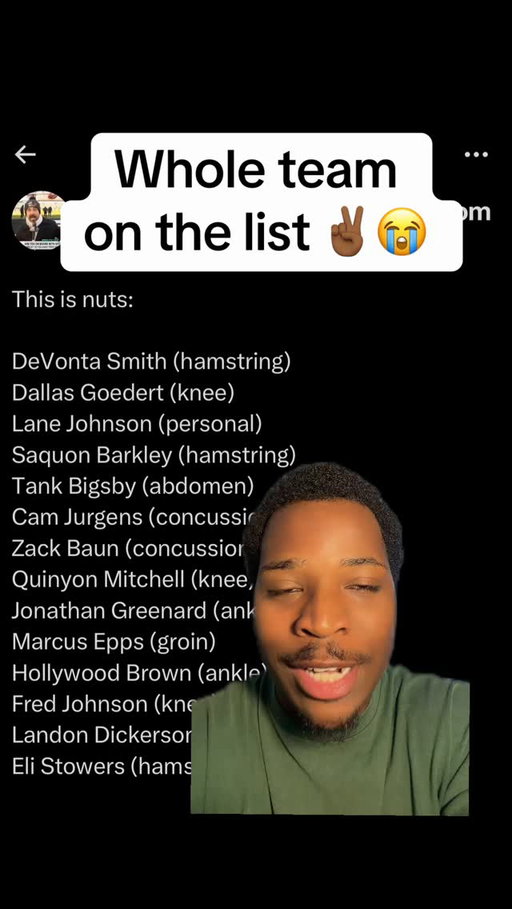 Just have fun out there man @philadelphiaeagles 😭😭 #nfl #football #eagles