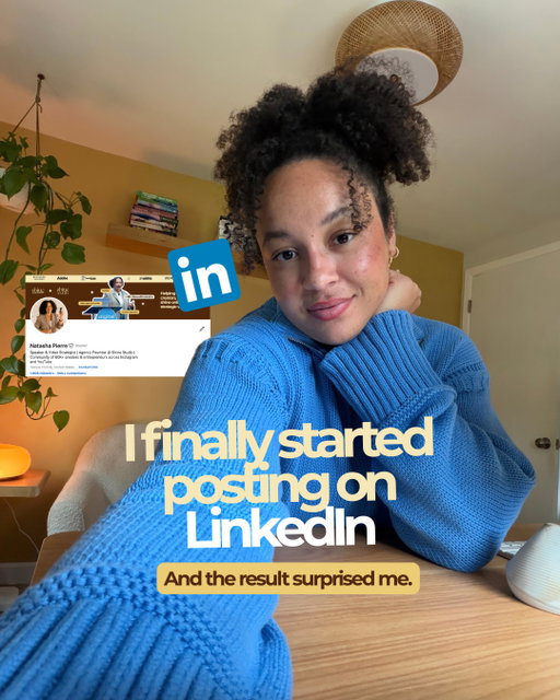 I finally stopped being embarrassed by my LinkedIn at events 😅

It took going to my first Cannes Lions for me to realize that LinkedIn wasn't something for me to keep pushing off but to actually take seriously.

It's not my main platform by a longggg shot and I'm still actively learning (drop your fave Linkedin experts in the comments plzzz!!). But it's already positively impacted by personal brand as a speaker and B2B creator.

Here's what worked for me just to get started and build momentum. It doesn't take a lot of my time but no longer being embarrassed about my LinkedIn profile is a win I'll take from this year!

So I hope this inspired you to maybe give it a go... it's not as boring or braggy as you might think. 👀