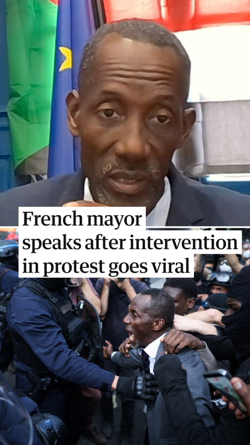 It’s a moment that has now been viewed by millions. Video shows French mayor Bally Bagayoko trying to protect students during protests in Paris on Tuesday. The protests, which began in late September, were sparked over poor school conditions and have now grown into a nationwide youth movement. 

In an interview with the Guardian, Bagayoko, who is a left-wing mayor in the Parisian suburb of Saint-Denis, denounced police for their actions. “There may be a small minority of people who take advantage of demonstrations to cause trouble but it does not justify the disproportionate use of force by the authorities,” he said. 

On Tuesday, police fired teargas at ⁠protesters as more than 250,000 pupils, teachers and parents demonstrated across France on the biggest day yet of a campaign for better high school conditions. At least 761 police officers and gendarmes have been injured, alongside 215 students and 89 members of teaching staff since the start of the movement, according to the education ministry.