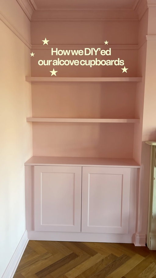 How we (Rory) DIY’ed our alcove cupboards for £500 🔨