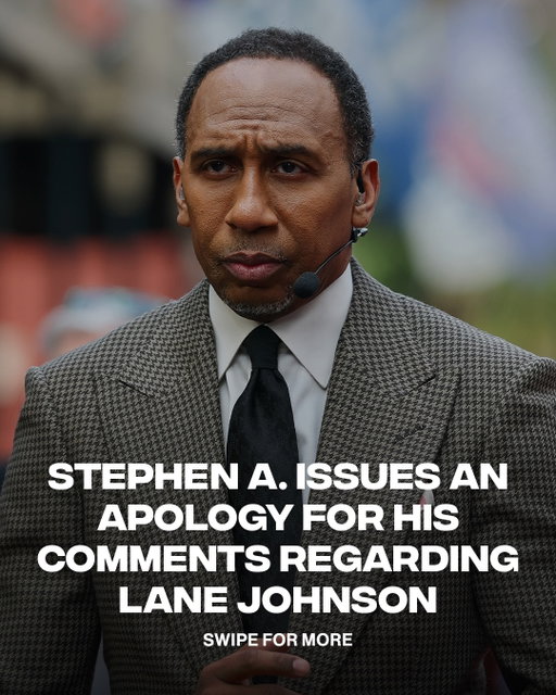 Stephen A issues an apology in regards to his comments about Lane Johnson and his mental health. 

🎥 @stephenasmith
