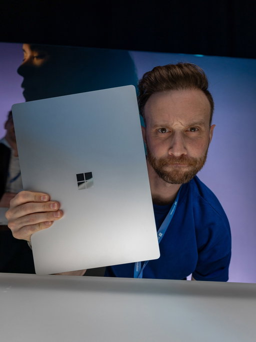 Some photos I took at the launch of the new Surface Laptop Ultra today in SF, and it’s the first Surface using @nvidia new SoC made with @mediatek_inc 

It has NVIDIA’s new RTX Spark chip inside, up to a 20-core CPU and a 6,144-core Blackwell RTX GPU, all sharing up to 128GB of memory.

Quick specs:
• 15” mini-LED touchscreen, 120Hz, up to 2,000 nits HDR
• Up to 128GB unified memory, up to 2TB removable SSD
• 3x USB-C (USB4), USB-A, HDMI, full-size SD card slot, headphone jack
• Magnetic USB-C charging port
• Up to 15 hours of video playback
• 4.41 lbs, under 18mm thin
• Platinum or Nightfall

Starts at $2,599 with 24GB. The 128GB version is $5,899. Pre-orders are open now.

Full review coming soon on YouTube

📷: R6V edited in Lightroom

#SurfaceLaptopUltra #Microsoft #NVIDIA #RTXSpark