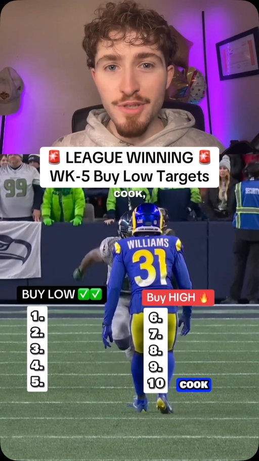 Buy low on these players ASAP coming into week 5 fantasy football 🔥