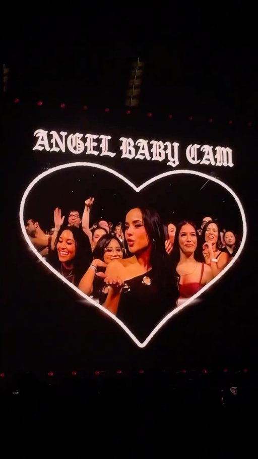 caught on angel cam @iambeckyg in our noteworthy eyelet detail top 🖤🪽