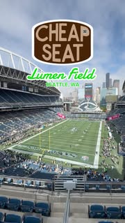 Cheap Seat: Lumen Field, home of the Seattle Seahawks! 

Presented by @tickpick 🎟️

In this series, I’m trying to find the single worst seat at every stadium I visit! Where should I check out next?

#nfl #nflfootball #seattleseahawks #seahawks #touchdown