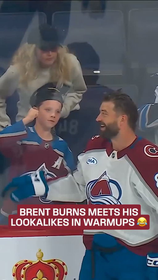 @brent_burns_88, there's three of you now?! 😅⁣
⁣
📺: @sportsonprimeca