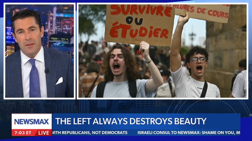 “France does appear to be on the brink”: Rob Schmitt reacts to the riots in France, arguing the country faces a crisis that goes far beyond protests over education funding.