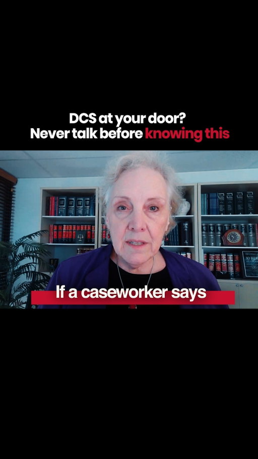 What you say to a DCS caseworker can be used against you, even innocent statements. ⚠️️ 

If a caseworker asks if you have anything to share, you have the legal right to pause and request to speak with your attorney present. You also have the right to record all interactions to ensure an accurate record of events. 

Misinformation in court reports can jeopardize your parental rights. Always document everything and protect your family. 

Have questions about your rights during an investigation? Drop them in the comments! 👇