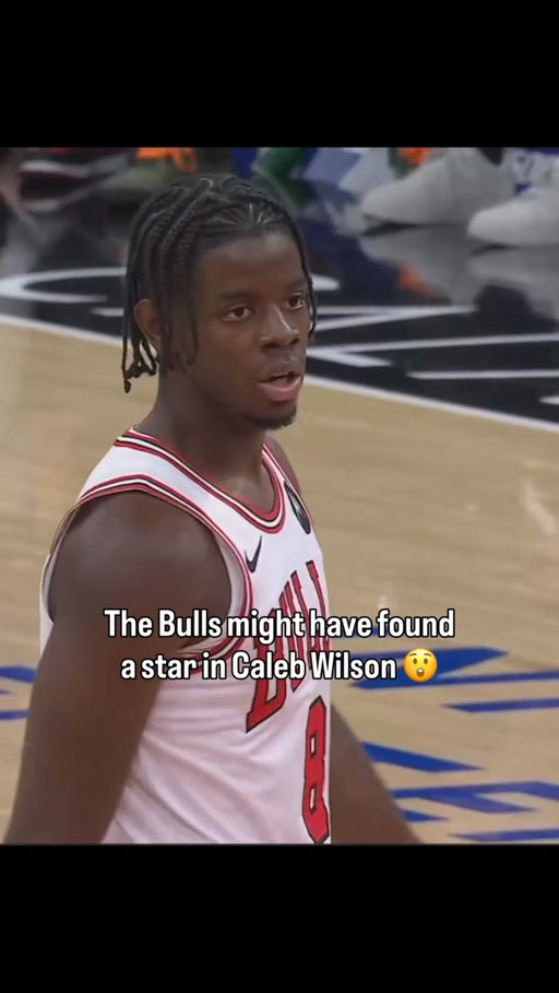 No. 4 pick Caleb Wilson in his preseason debut with the Bulls 🍿