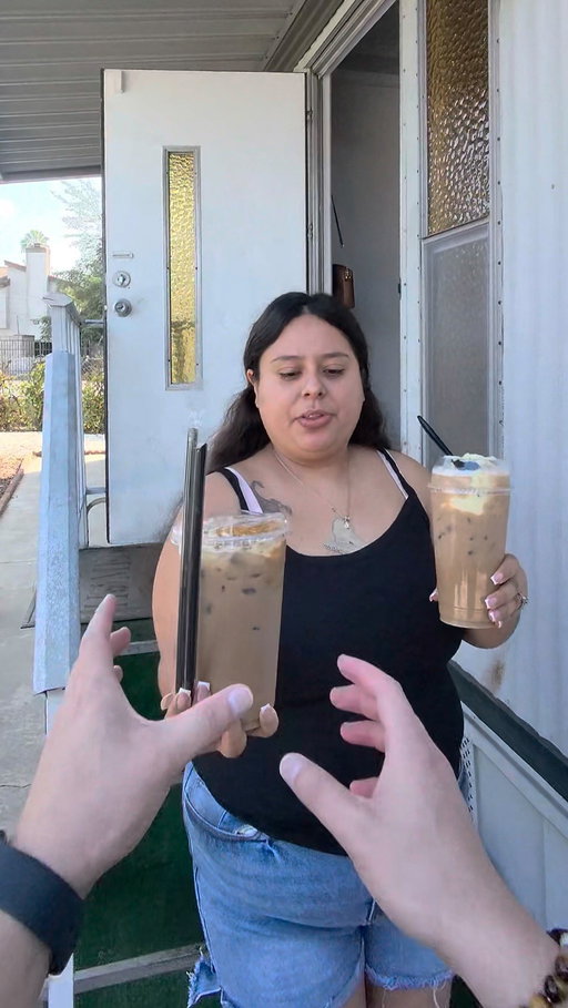 Chilaquiles Burrito, Chilaquiles, Cookie Butter Latte & Banana Latte from @positivo__cafe in El Monte, Ca! 🌯☕️ Full food video coming soon!  You can order for pickup by DMing them! 🙌🏼 #ElMonte #LosAngeles #chilaquiles #burrito #latte