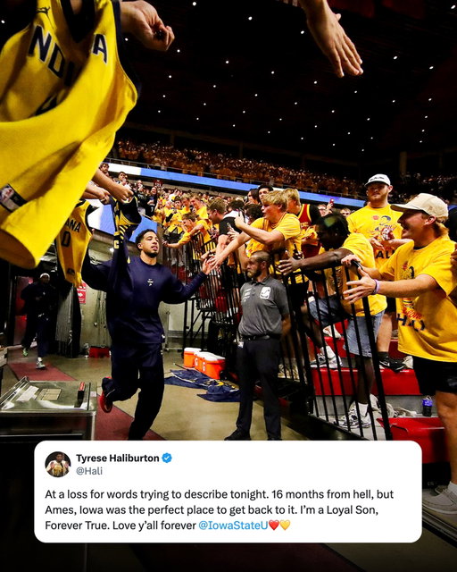 Thank you, Iowa State ❤️💛
