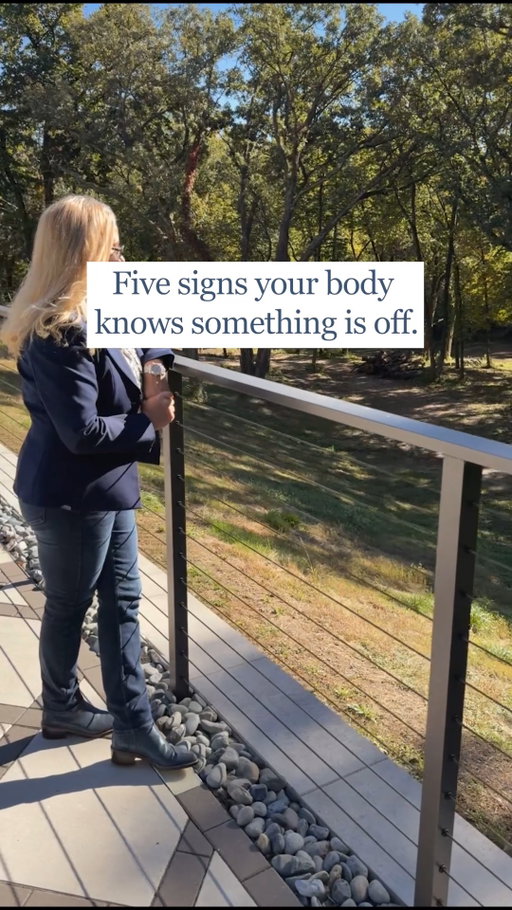 Your body can pick up on stress and emotional patterns before your conscious mind connects the dots.

1. Constant tension
Your shoulders, jaw, or stomach may stay tight even when you aren't consciously feeling stressed. Repeated tension can be a sign that your body is carrying more than you've acknowledged.

2. Trouble relaxing
You finally have time to slow down, but your body still feels restless or alert. When being busy becomes your normal state, slowing down can make feelings you've been avoiding more noticeable.

3. Energy crashes
You push through your day and suddenly have nothing left. When this keeps happening, it may be worth looking at what consistently drains you instead of simply trying to push harder.

4. Changes in sleep
Your body may feel tired while your mind keeps running. Stress, emotional overload, and unresolved thoughts can all make it harder to settle into restful sleep.

5. Feeling uncomfortable around certain people
You may notice tension, heaviness, or a desire to pull away around someone before you can explain why. That feeling isn't automatically proof that the person is unsafe, but it can be worth slowing down and observing the situation.

Your body isn't always giving you the answer. But it can give you information your conscious mind hasn't fully processed yet.

#SelfAwareness #MindBodyConnection #TrustYourIntuition #SelfTrust #PersonalGrowth