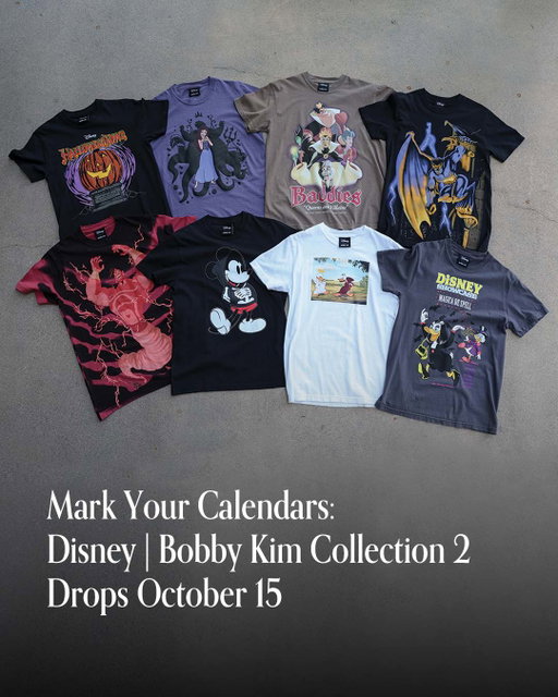 An ode to the villains, misfits, and misunderstood. 🖤 Disney | Bobby Kim Collection 2: Baddies celebrates Disney’s iconic characters with attitude. The collection drops on DisneyStore.com on October 15 at 6pm PT.