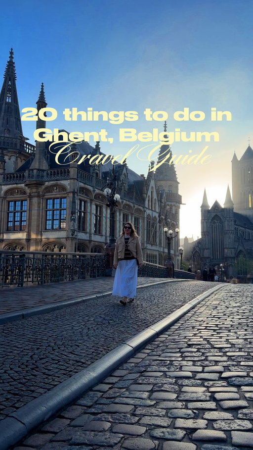 Comment 𝗚𝗵𝗲𝗻𝘁 and I’ll send you my Ghent Travel Guide with all 20 things to do, where to eat, where to stay and how to get there.

Ghent surprised me. I came for the medieval buildings and canal views, but the food stops and evenings by the river made me glad we stayed overnight.

If you’re planning a Belgium trip, here are 20 things to do in Ghent to save:

📍 See the skyline from Saint Michael’s Bridge.
📍 Grab a sandwich and sit by the river at Graslei.
📍 Walk along Korenlei for views of the historic waterfront.
📍 Take a canal cruise.
📍 Explore Gravensteen, the Castle of the Counts.
📍 Walk through the cobblestone streets of Patershol.
📍 Step inside Saint Bavo’s Cathedral.
📍 See the Ghent Altarpiece by Hubert and Jan van Eyck.
📍 Go up the Belfry of Ghent for a city view.
📍 Visit Saint Nicholas’ Church.
📍 Find the street art on Graffiti Street.
📍 Take a break on the grass at Emile Braunplein.
📍 Have Belgian waffles at House of Waffles.
📍 Try Belgian fries at Frites Atelier.
📍 Have cocktails at The Cobbler inside 1898 The Post.
📍 Start your morning at Le Pain Quotidien.
📍 Stop for lunch or coffee and cake at Alice.
📍 Have dinner at Meat Factory Ghent.
📍 Pick up Belgian chocolate at Chocolaterie Vandenbouhede.
📍 Have an Aperol by the river. A sightseeing break counts too.

My favourite part? Returning to Saint Michael’s Bridge in the evening, when the buildings were lit up. Leave time for that if you’re staying in Ghent.

You don’t need to squeeze all 20 into one day. My guide helps you choose your stops and includes public transport tips from Brussels, Bruges and both Brussels airports.

Comment 𝗚𝗵𝗲𝗻𝘁 for the full guide, and save this for your Belgium trip.