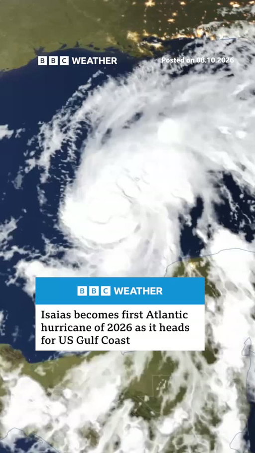 Isaias has strengthened to become the first Atlantic hurricane of this year. 😮
 
It has the potential to bring damaging winds, torrential rain and a storm surge to parts of the US Gulf Coast with landfall expected on Friday or Saturday. 
 
Isaias ends the lack of hurricanes that has contributed to a record-breaking quiet Atlantic season, with development suppressed by El Niño.
 
#Isaias #ElNino #USWeather #Hurricane #News