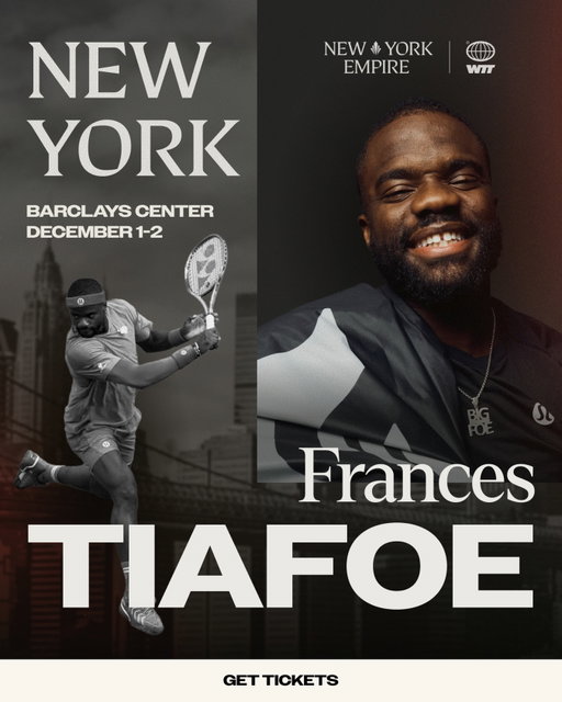 NYC, let’s run it back this December 🗽🤞🏿 Pull up 🏁

Tickets at WTT.com/tickets

#WorldTeamTennis