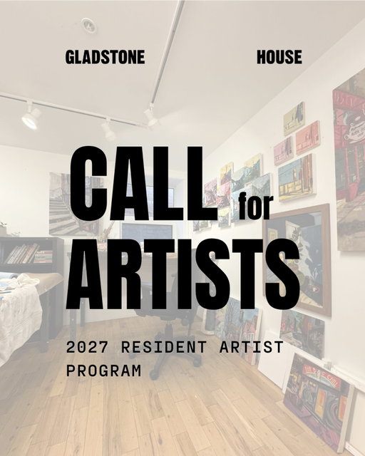 Calling all local artists 📢
Applications are now open for the Gladstone House 2027 Resident Artist Program. We offer free studio space to local artists to explore, experiment and connect with our creative community.
Application deadline: Sunday November 1, 2026. Apply via the link in our bio!