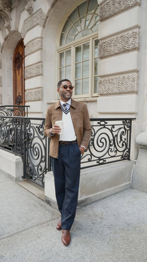 a day in the city ☀️ #johnstonmurphypartner