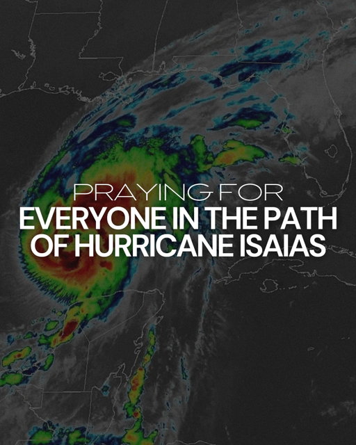 Nothing but love and prayers for the safety and well-being of everyone in the path of Hurricane Isaias.🙏

Everything is replaceable except you and your loved ones.