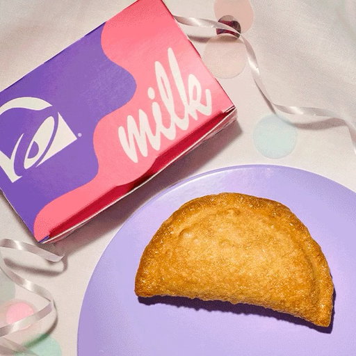 Happy Birthday to Us! 🥳

We’re teaming up with our BFFs @tacobell for a dessert that deserves a party. Birthday Cake Empanadas are a bright vanilla remix of the TB classic complete with bday frosting and sprinkles, of course. 

Available at Taco Bell nationwide starting 10/15, while supplies last.