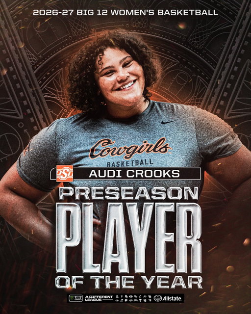 2026-27 Women’s Basketball Preseason Player of the YEAR 

🌟 Audi Crooks | Oklahoma State