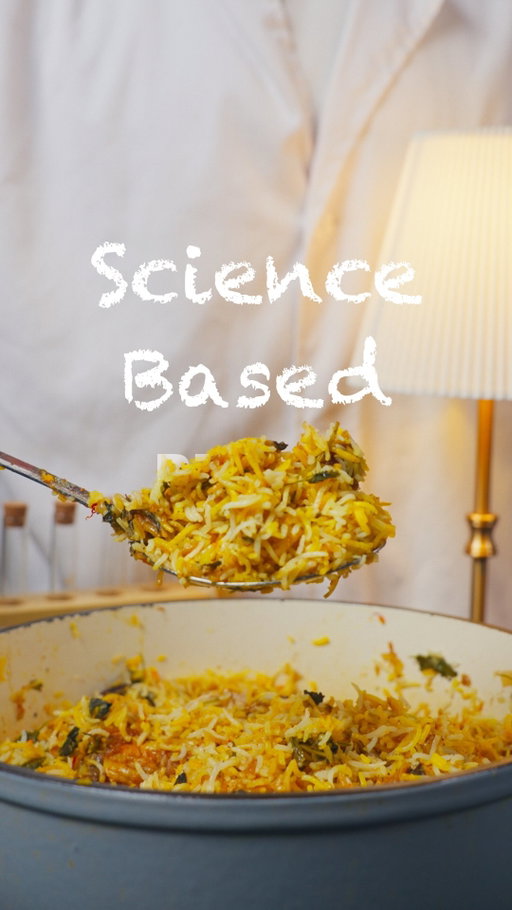 Science based Chicken Dum Biryani Made explained by Science 👨‍🔬
.
Kacchi/ Hyderabad biryani with a homemade biryani masala, cooked on dum, made with the help of science
.
Made with:
Crockpot - @lecreusetuk 
Portable induction - @smeg_uk 
Rice - @indiagatefoods 
.
Full recipe on my Substack!
https://dumpedlingss.substack.com/p/science-based-chicken-dum-biryani
(Or Comment “Recipe” to be sent a direct link <3)
.
 #science #biryani #Biryanirecipe