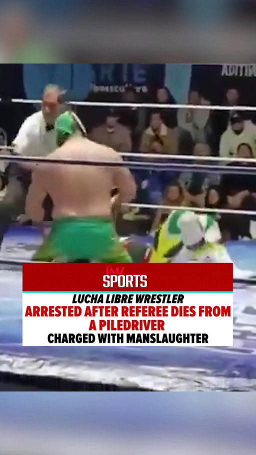 A lucha libre wrestler in Mexico has been ARRESTED and charged with manslaughter after a 75-year-old referee died following a brutal piledriver inside the ring.😳