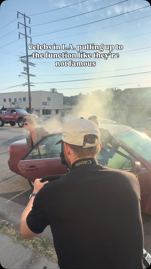 Dave Franco, O’Shea Jackson Jr. and Mason Thames pulling up to a screening at @vidiots in the most casual way lol… 

📹: @cat_orante 

#popculture #mysecretla