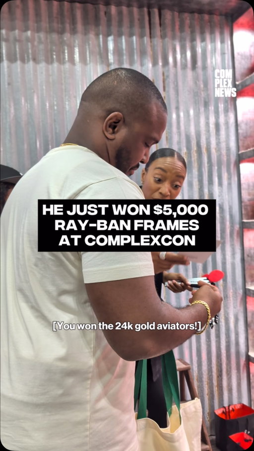 Came to ComplexCon and left with 24K gold shades worth $5k 😮‍💨

Powered by @rayban