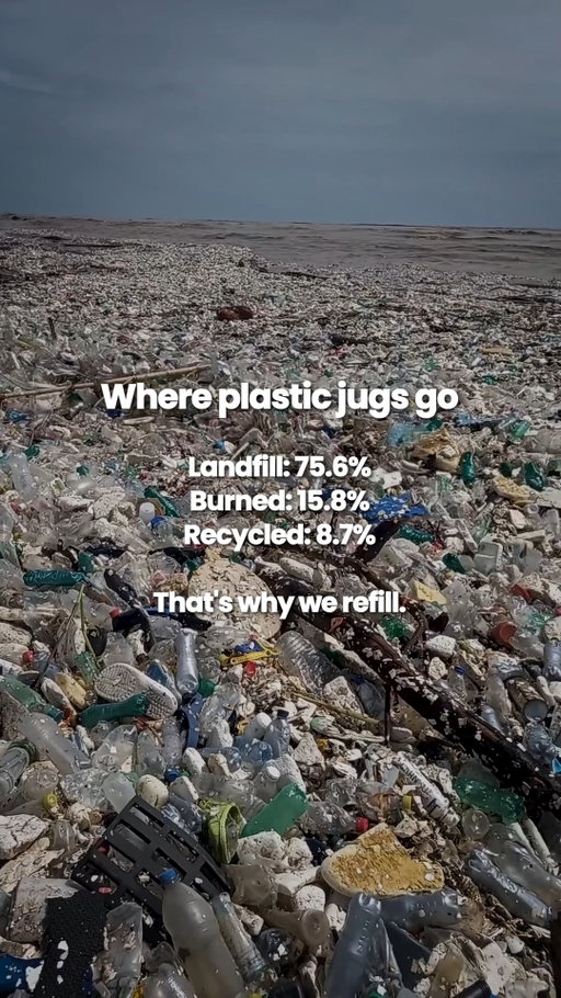 One refill bottle saves hundreds of plastic jugs 🍼

#businessmen #entrepreneurlifestyle #entrepreneur #CEOmindset