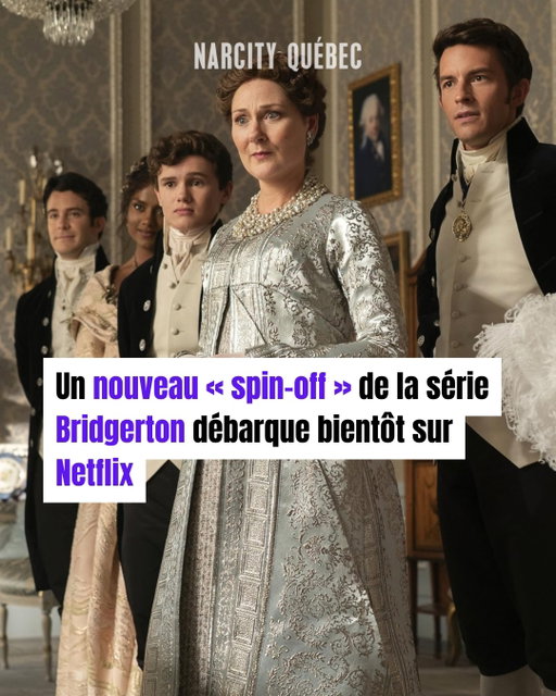 Très cher ami lecteur, l’auteure de ces lignes a une nouvelle des plus délicieuses à te partager.🪶 Netflix et Shondaland viennent d’annoncer un tout nouveau spin-off de l'univers des Bridgerton, consacré cette fois à nulle autre que Lady Violet, la mère de la célèbre famille. 
Un peu comme « La reine Charlotte : Un chapitre Bridgerton », cette série remontera dans le temps pour raconter la jeunesse de Violet et son histoire d’amour avec le vicomte Edmund Bridgerton. 💕 
Le projet n’a pas encore de titre officiel, mais on sait déjà que Shonda Rhimes et Nicholas Nardini tiendront la plume. Quant à la date de sortie, elle demeure, pour l’instant, un secret bien gardé. 
Tu as hâte de découvrir comment tout a commencé pour Lady Violet ou tu as décroché depuis bien des saisons?

📸 : La chronique des Bridgerton | IMDB