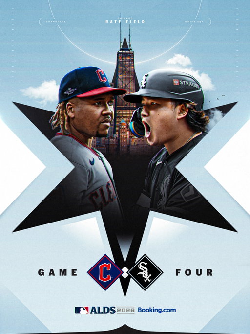 One more spot is up for grabs in the League Championship Series 👀

The #Postseason rolls along with Game 4 of the ALDS between the Guardians and White Sox tonight at 8:00 PM ET on TBS and HBO Max!