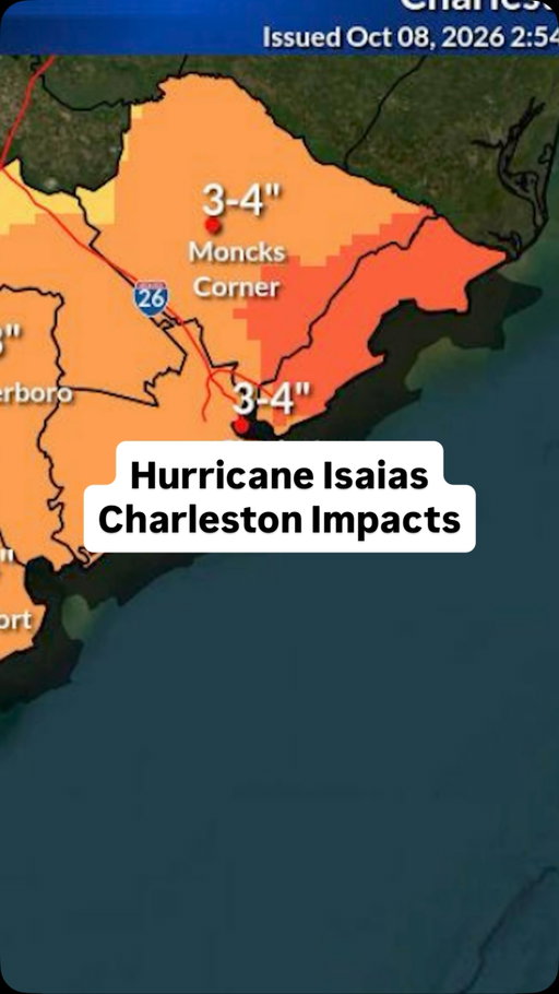 Hurricane Isaias is hundreds of miles away, but Charleston will still feel it this weekend. 

According to the National Weather Service, rainfall will start Friday evening, last all day Saturday, and possibly continue through Sunday morning (with the heaviest rain Saturday afternoon into the evening). Combined with this weekend’s King Tides, coastal flooding will be prevalent in low lying areas.

The City has activated its Active Flood Mitigation Plan. Here’s what we’re doing:
- Clearing storm drains and debris
- Placing mobile pumps in flood-prone areas
- Lowering water levels at Colonial Lake and Lake Dotterer
- Deploying CFD High-Water vehicles
- Checking neighborhoods and construction sites for loose debris to prevent clogging

Need a place to move your car? Free storm parking is open to City residents at these garages (Enter after 6 PM Friday and exit before 4 PM Sunday, keep your ticker and scan the City’s storm parking QR code at the exit):
- Aquarium, 24 Calhoun St.
- Visitors Center, 63 Mary St.
- Queen Street, 85 Queen St.
- East Bay/Prioleau, 25 Prioleau St.
- Charleston Tech Center, 4 Conroy St.

The Charleston Farmers Market is canceled Saturday. 

Please secure your yard, and if you are out and about on Saturday do not drive on flooded or closed roads. 

Go to the city’s WaterWise page at the link in our bio for much more information, and realtime data under the TIDEye page!
