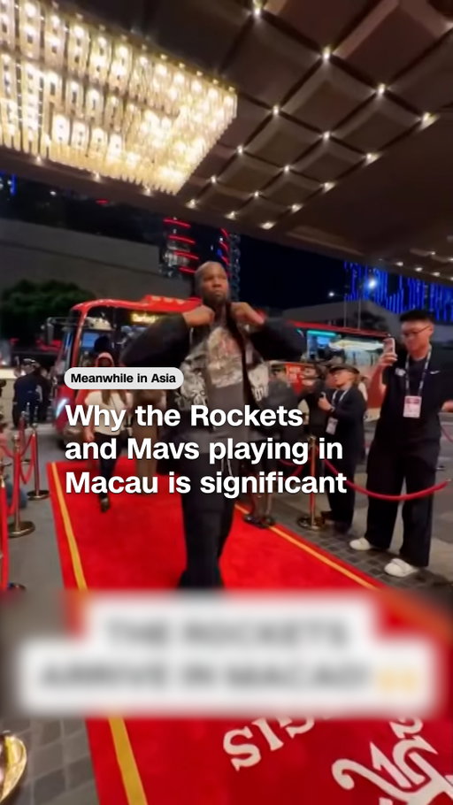 Both with historical ties to China, the Dallas Mavericks and Houston Rockets are playing NBA preseason games in Macau. Meanwhile in Asia discusses what the league faces in one of its most important international markets after returning last year. Stream "Meanwhile in Asia" on the CNN app or at CNN's link in bio.