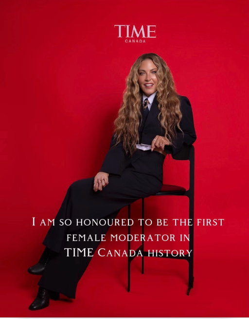 Feeling very honoured and proud to have been the first female moderator in TIME Canada history hosting a meaningful conversation on The Shape of Conviction with acclaimed filmmaker Director X. @directorx 
Thank you so much for the heartfelt conversation.
Then there was an incredible panel with @micheleromanow @mdmotivator and Jay Rosenzweig.
I got to come back with @thebeachesband and that was a vibe! 

To the team at Time Canada congratulations on this moment in time ….at TIME I mean I had to say it!
What an incredible 3 days.
So much gratitude and can’t wait to see what’s next. 

Over the years I have had the honour of being present for some pretty massive launches, conversations and new beginnings… 

I’m so excited to see where your team goes from here. What an incredible time to be Canadian!

Thank you Mo, Elizabeth and team for such an inspiring few days @elizabethcrisante

Stylist: @mariachowdhery 💛